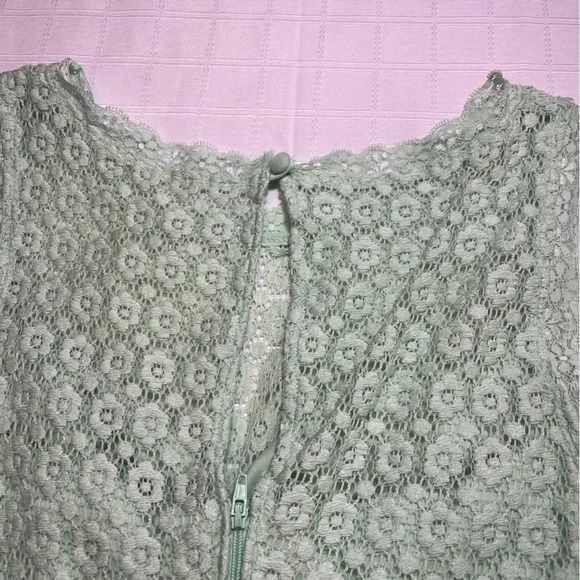 B Darlin Mini Mint Green Lace Overlay Juniors 11/12 Dress Prom/Graduation - Picture 11 of 11